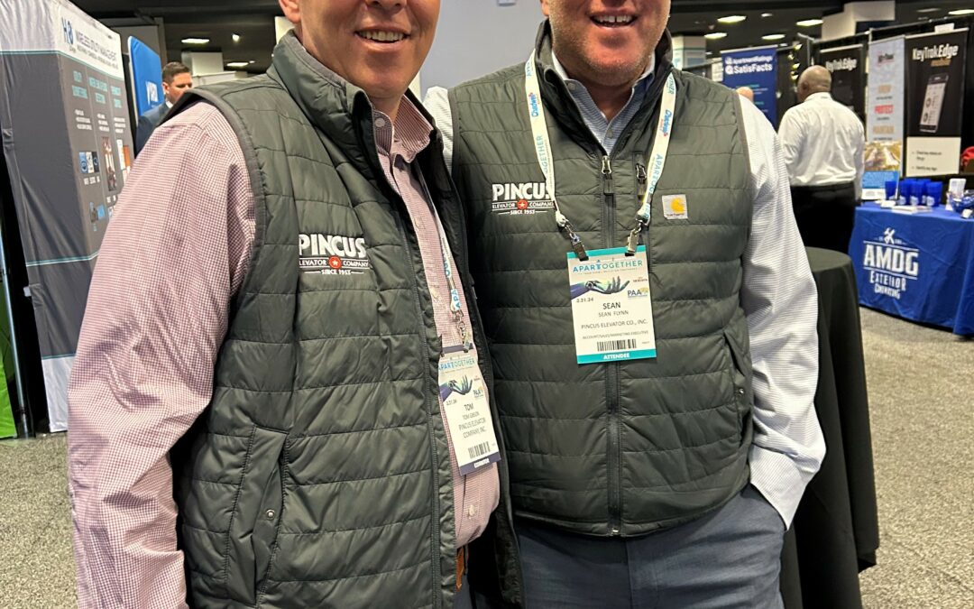 Two Pincus team members at the 2024 PAA Trade Show